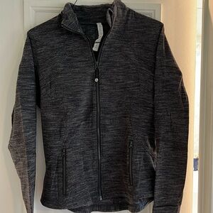Lululemon Forme jacket, charcoal tweed, sz 12